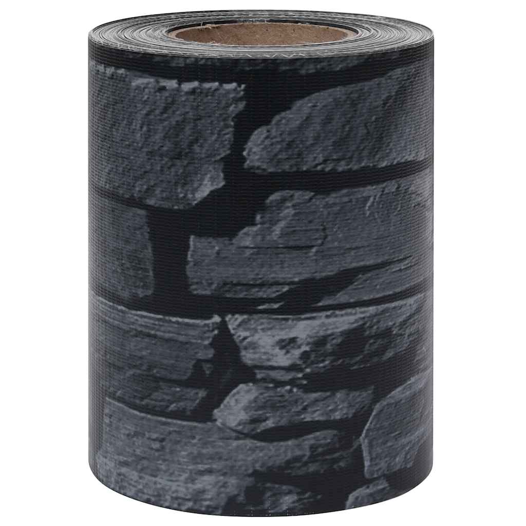 Insynsskydd för trädgården PVC stendesign