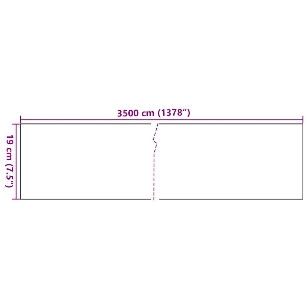 Insynsskydd för trädgården PVC stendesign