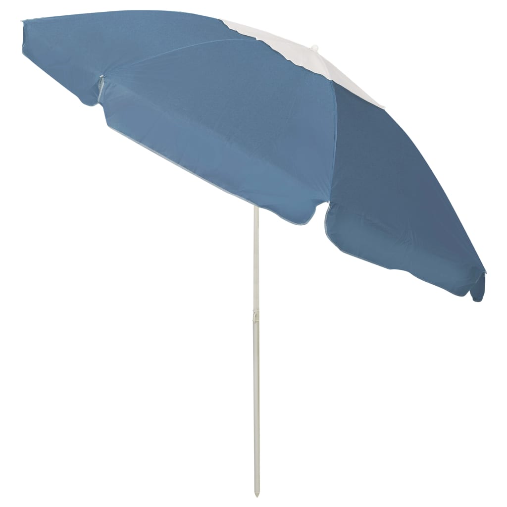 Strandparasoll Svart 200x125 Cm