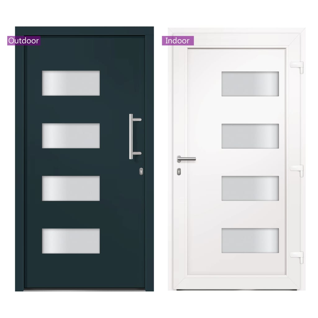 Ytterdörr aluminium och PVC
