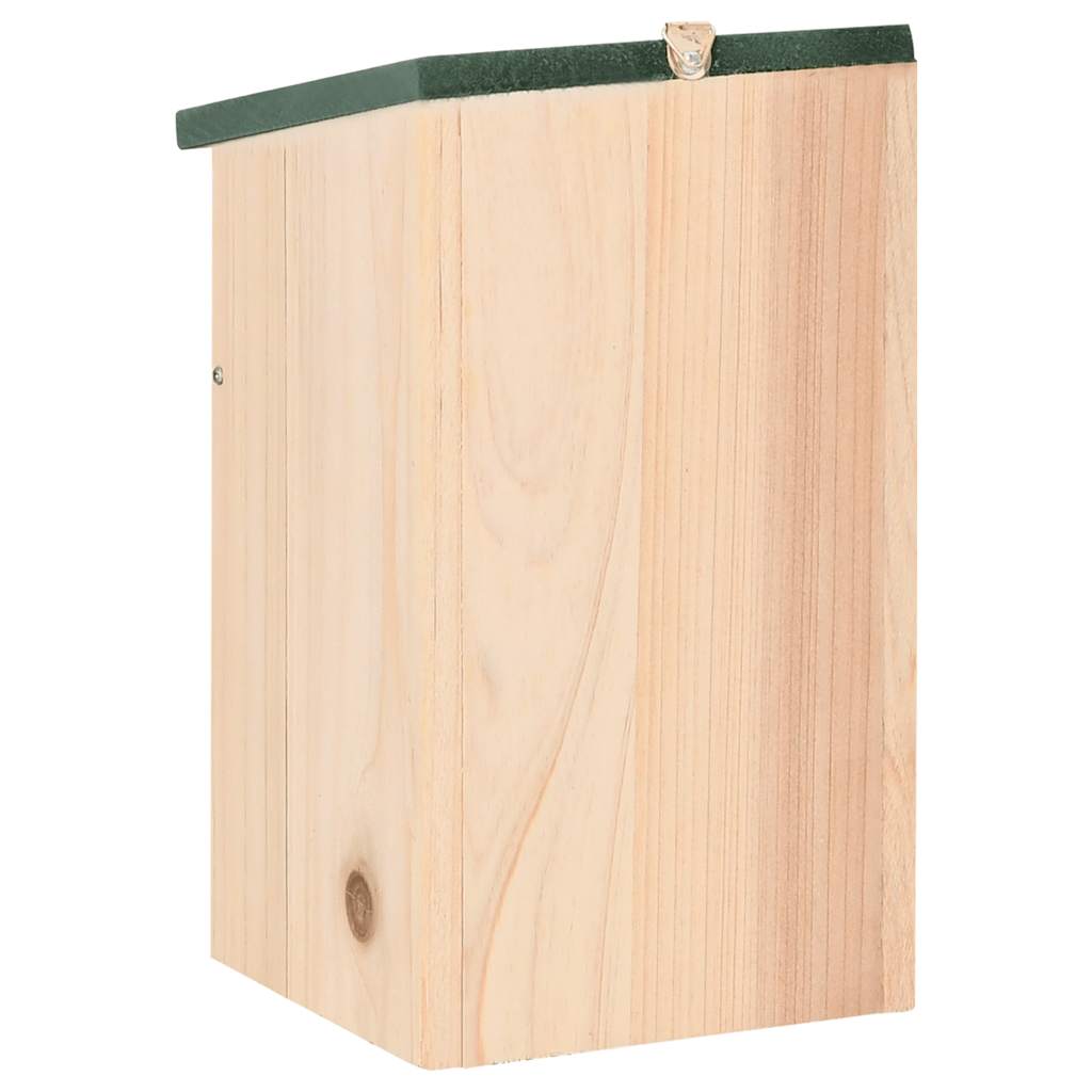 Fågelholkar 10 St Massivt Granträ