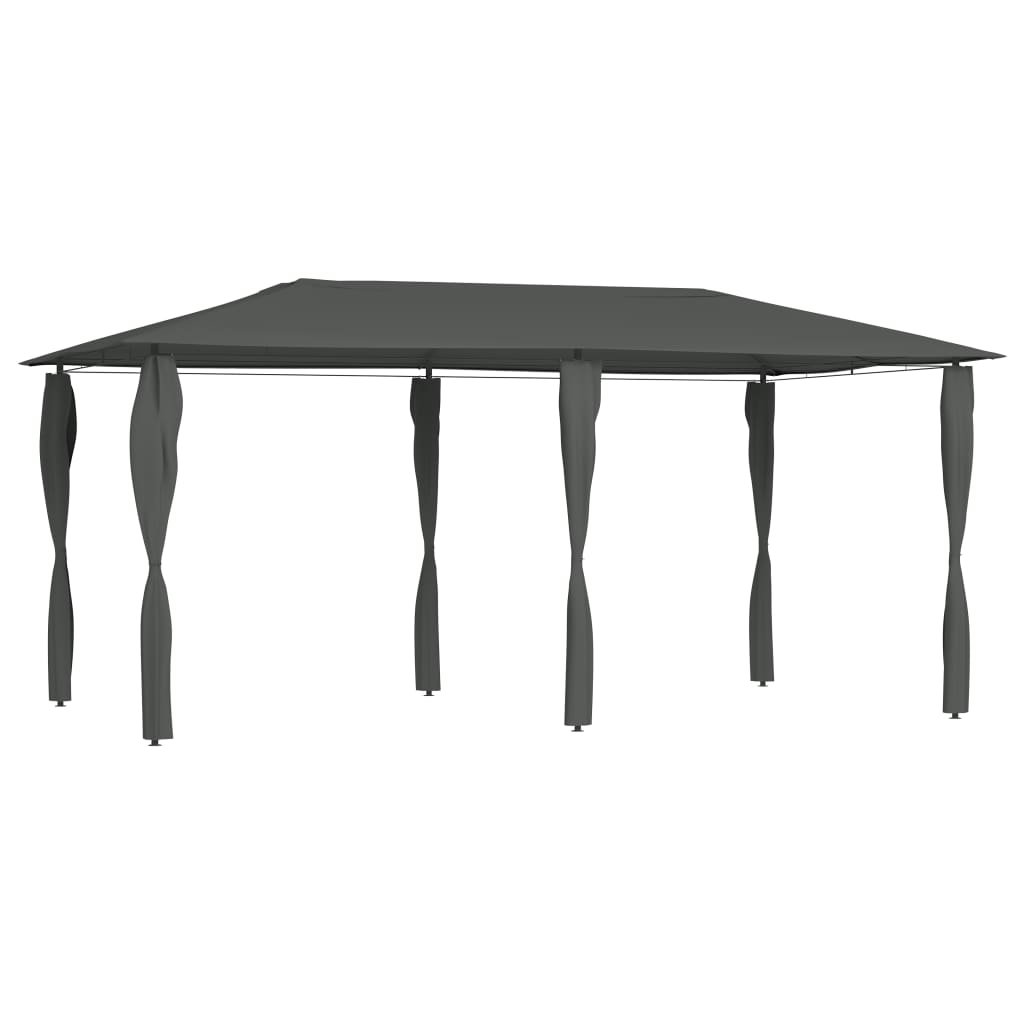 Paviljong med stolpar 160 g och m²