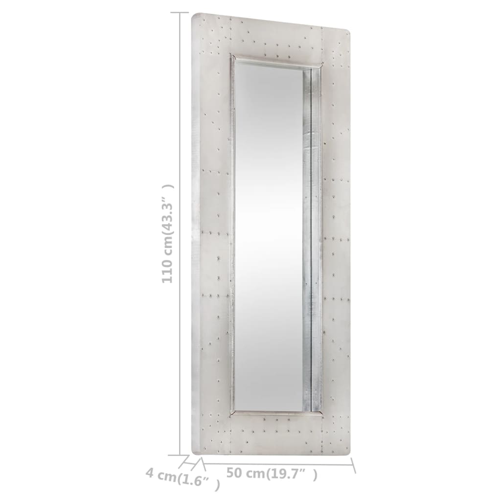 Spegel 110x50 Cm Metall