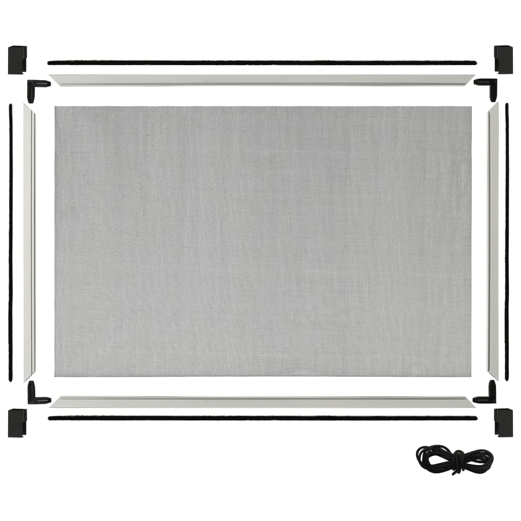 Expanderbart insektsnät för fönster (75-143)x50 cm
