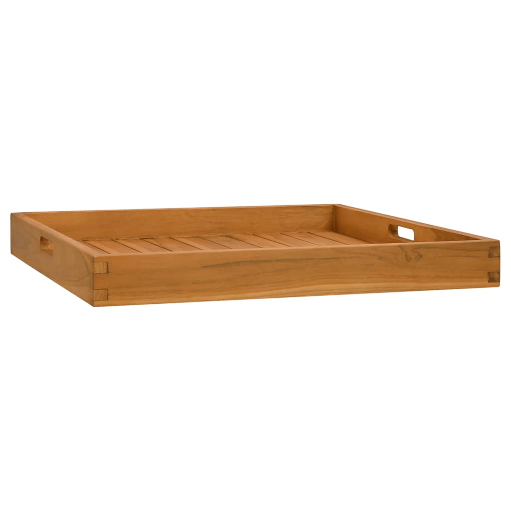 Serveringsbricka Massivt Teakträ