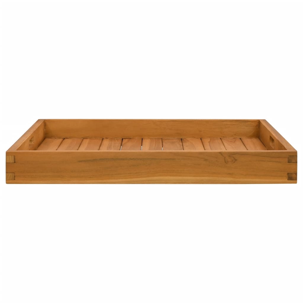 Serveringsbricka Massivt Teakträ