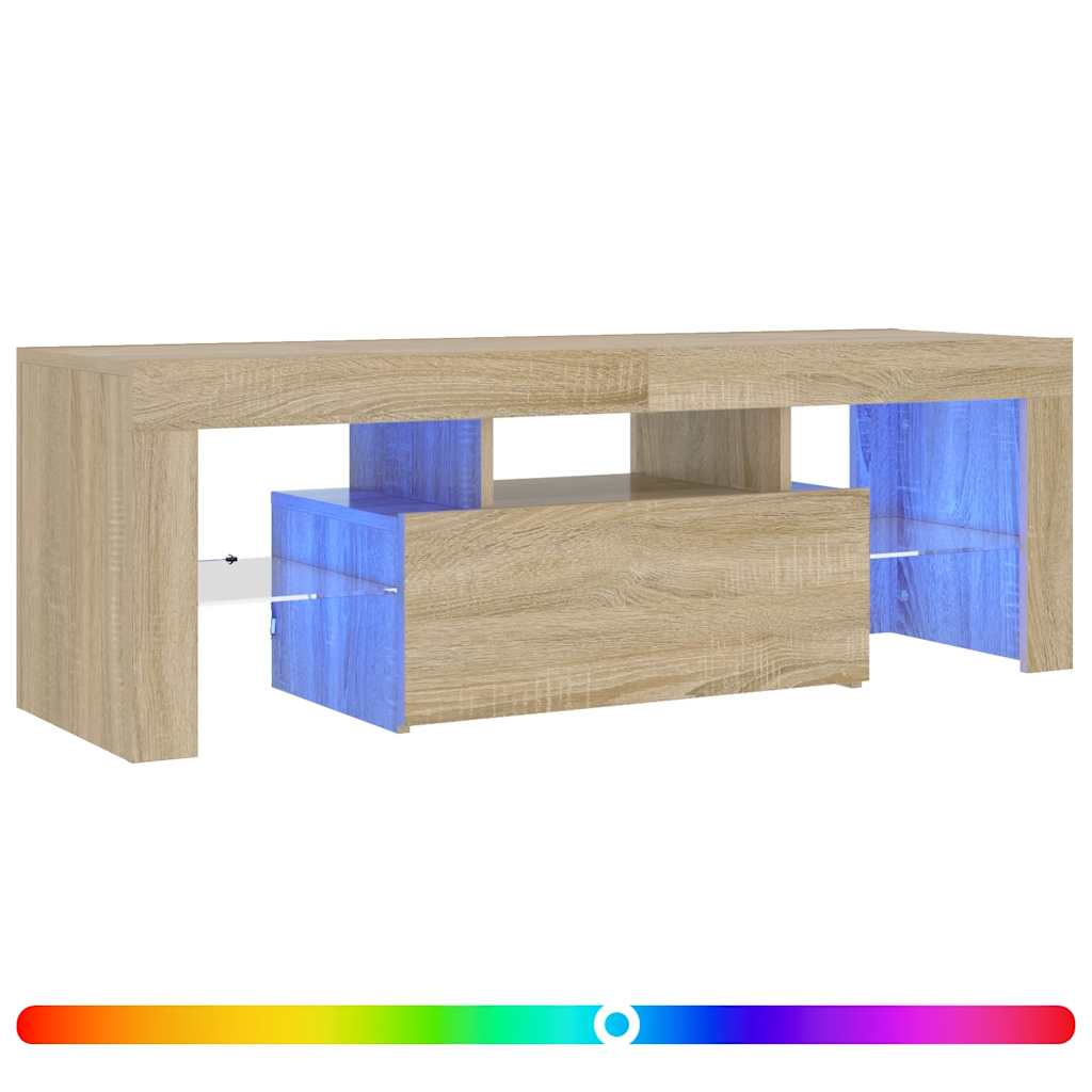 TV-bänk Med LED-belysning Sonomaek