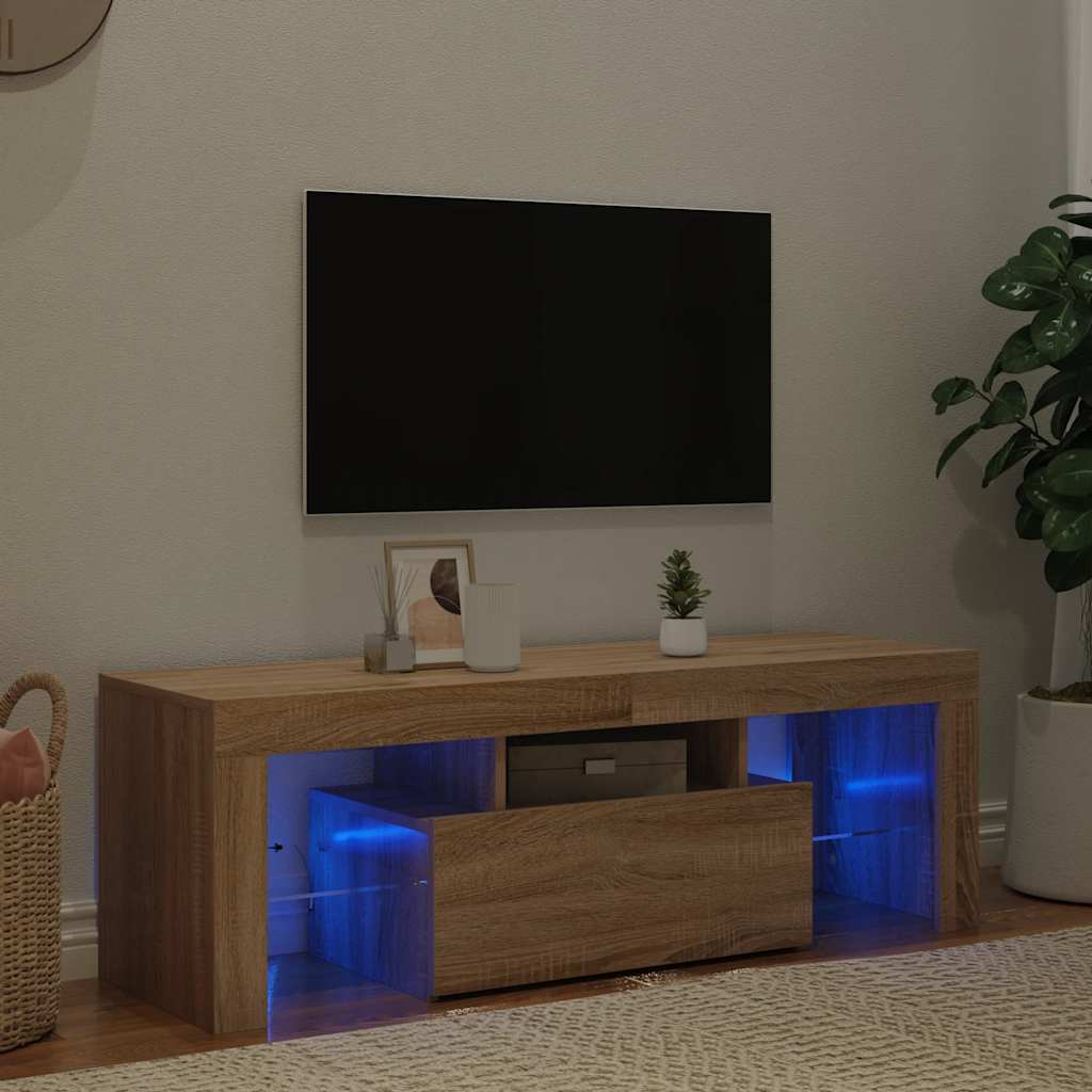 TV-bänk Med LED-belysning Sonomaek