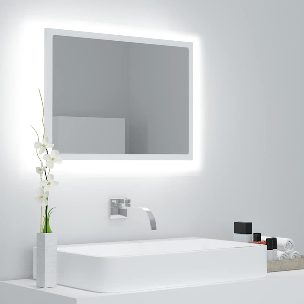 Badrumsspegel Med LED Akryl
