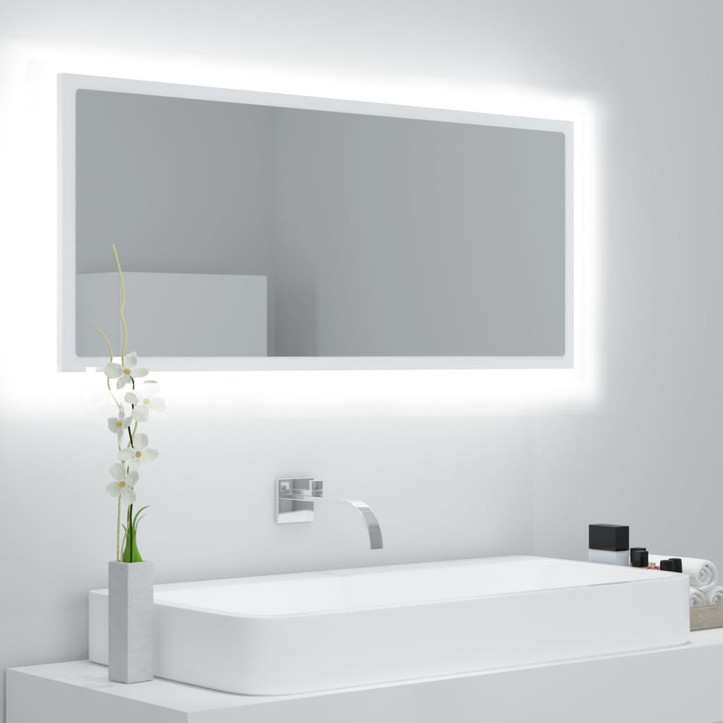 Badrumsspegel Med LED Akryl