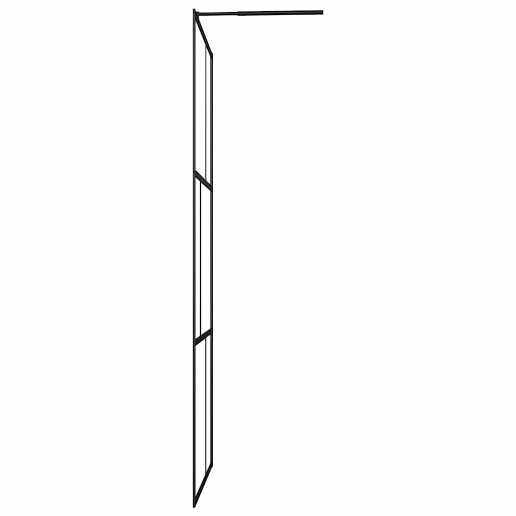 Duschvägg med härdat glas