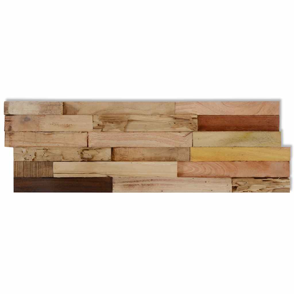 Väggbeklädnad 1,03 m² återvunnen teak