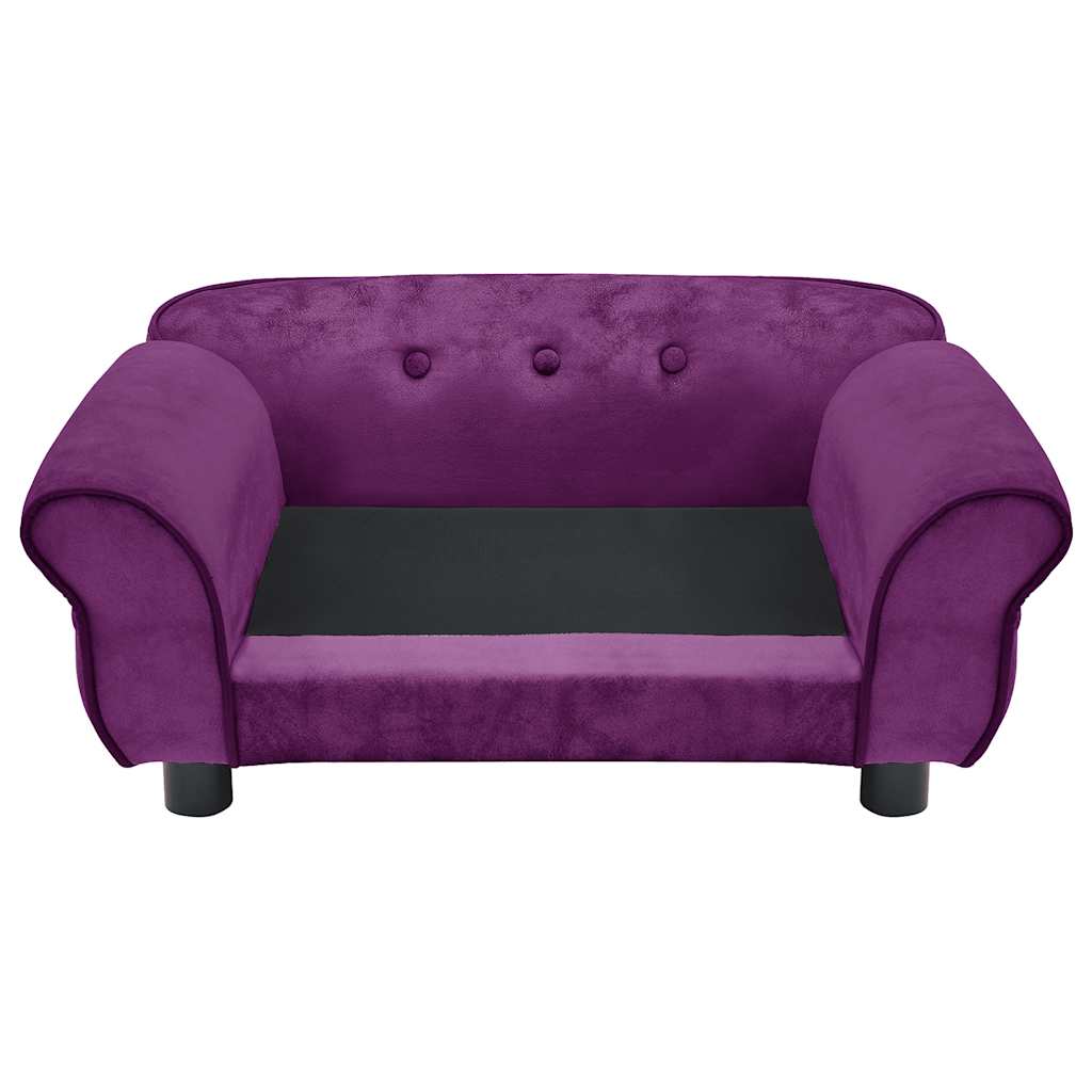 Hundsoffa mörklila plysch