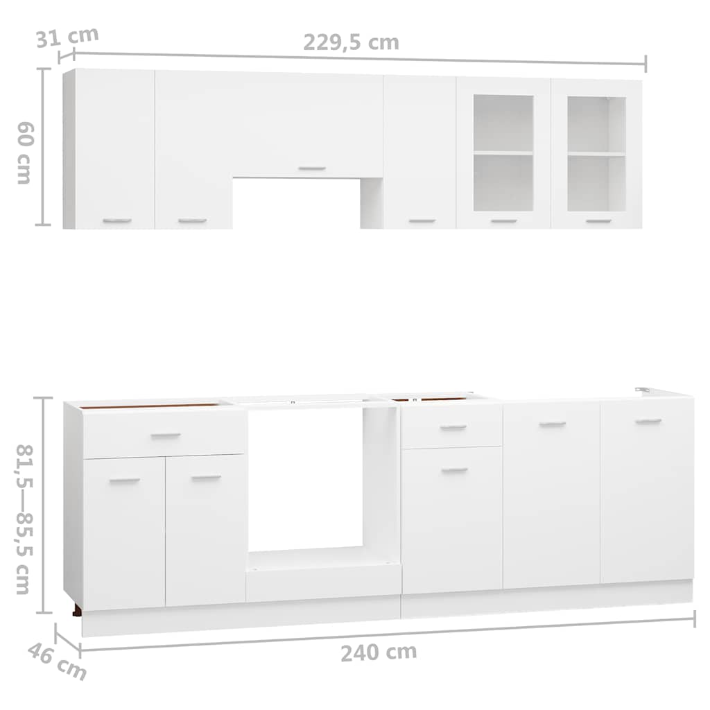 Köksskåp set Lyon