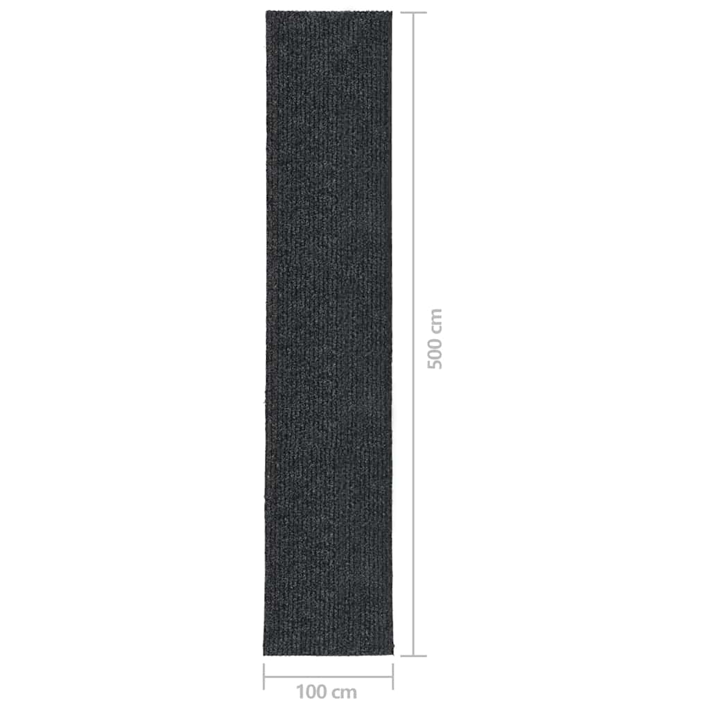 Gångmatta 100x500 Cm Antracit