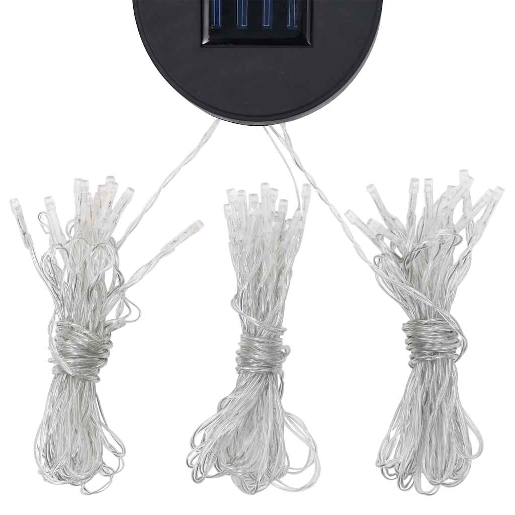 Paviljong med ljusslinga LED aluminium
