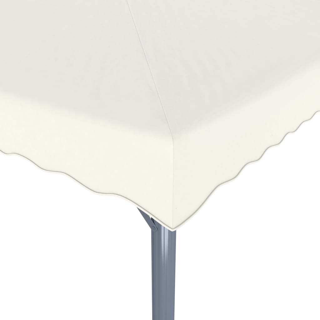 Paviljong med ljusslinga LED aluminium