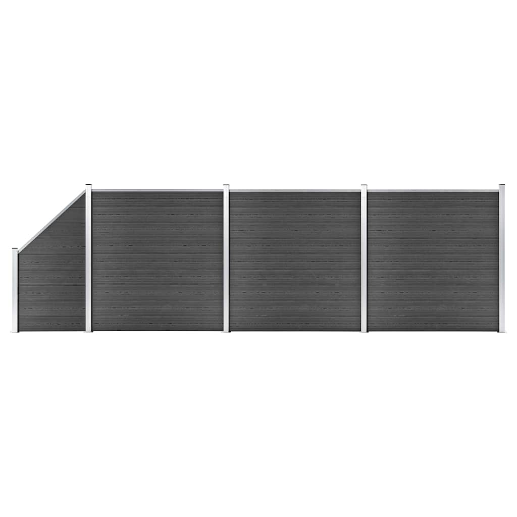 Staketpaneler Wpc 619x(105-186) Cm