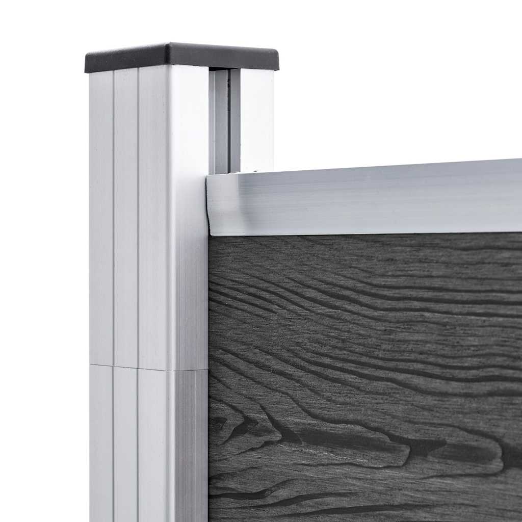 Staketpaneler Wpc 619x(105-186) Cm