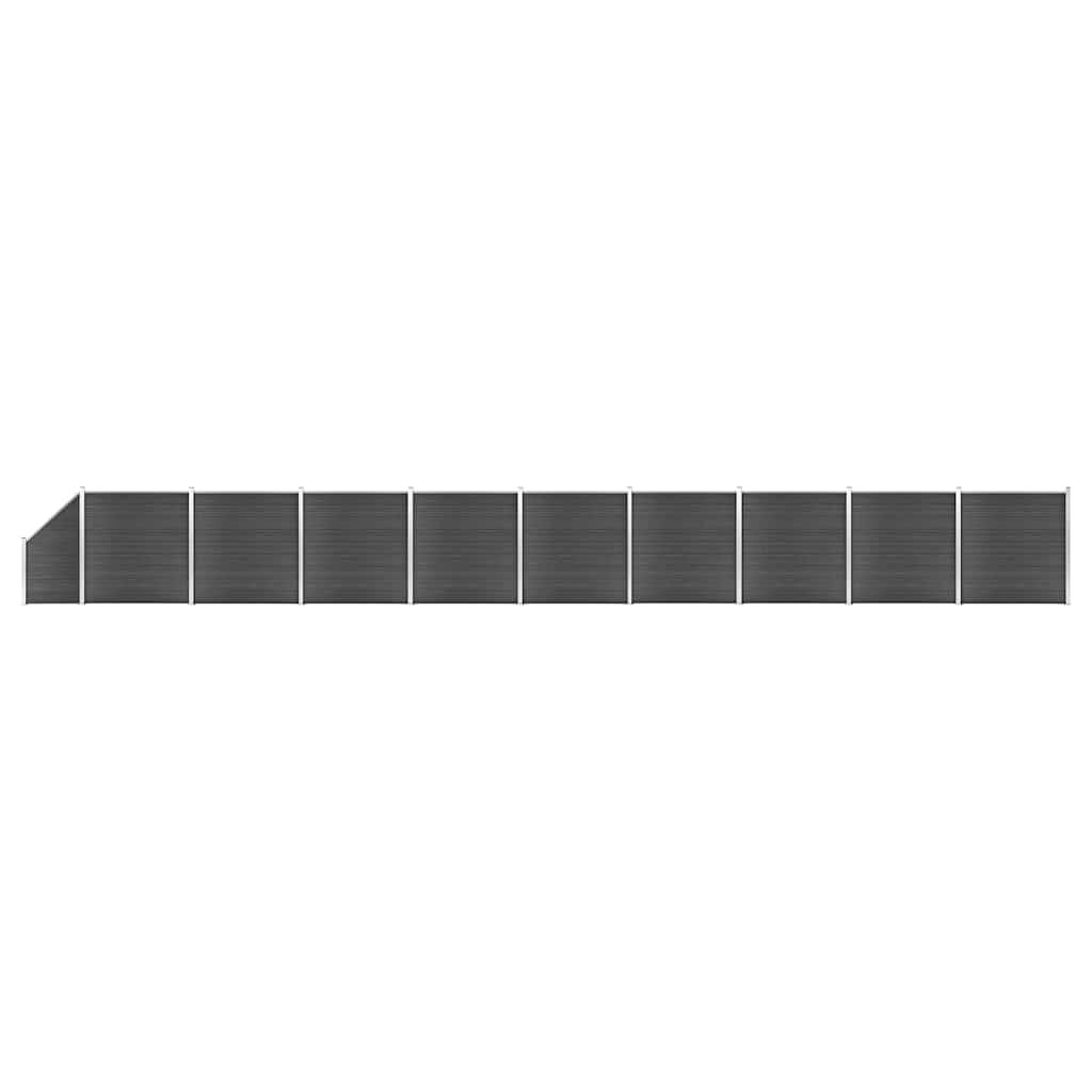 Staketpaneler Wpc 1657x(105-186) Cm