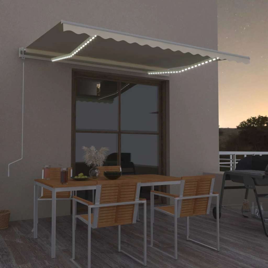 Automatisk Markis med Vindsensor & LED