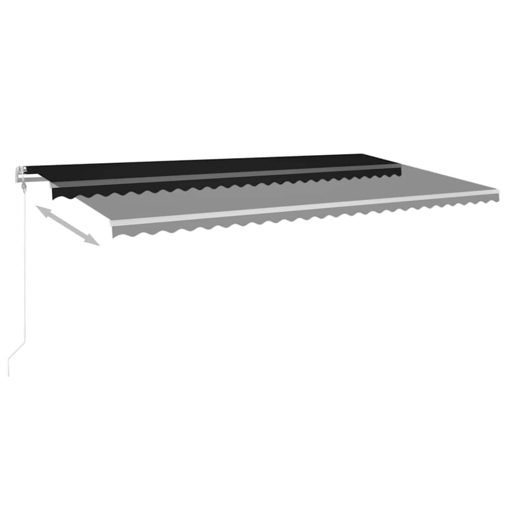 Automatisk markis med vindsensor och LED