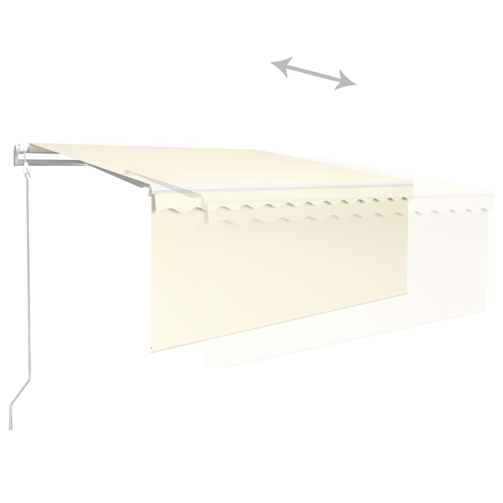 Automatiserad Markis Vindsensor Rullgardin LED