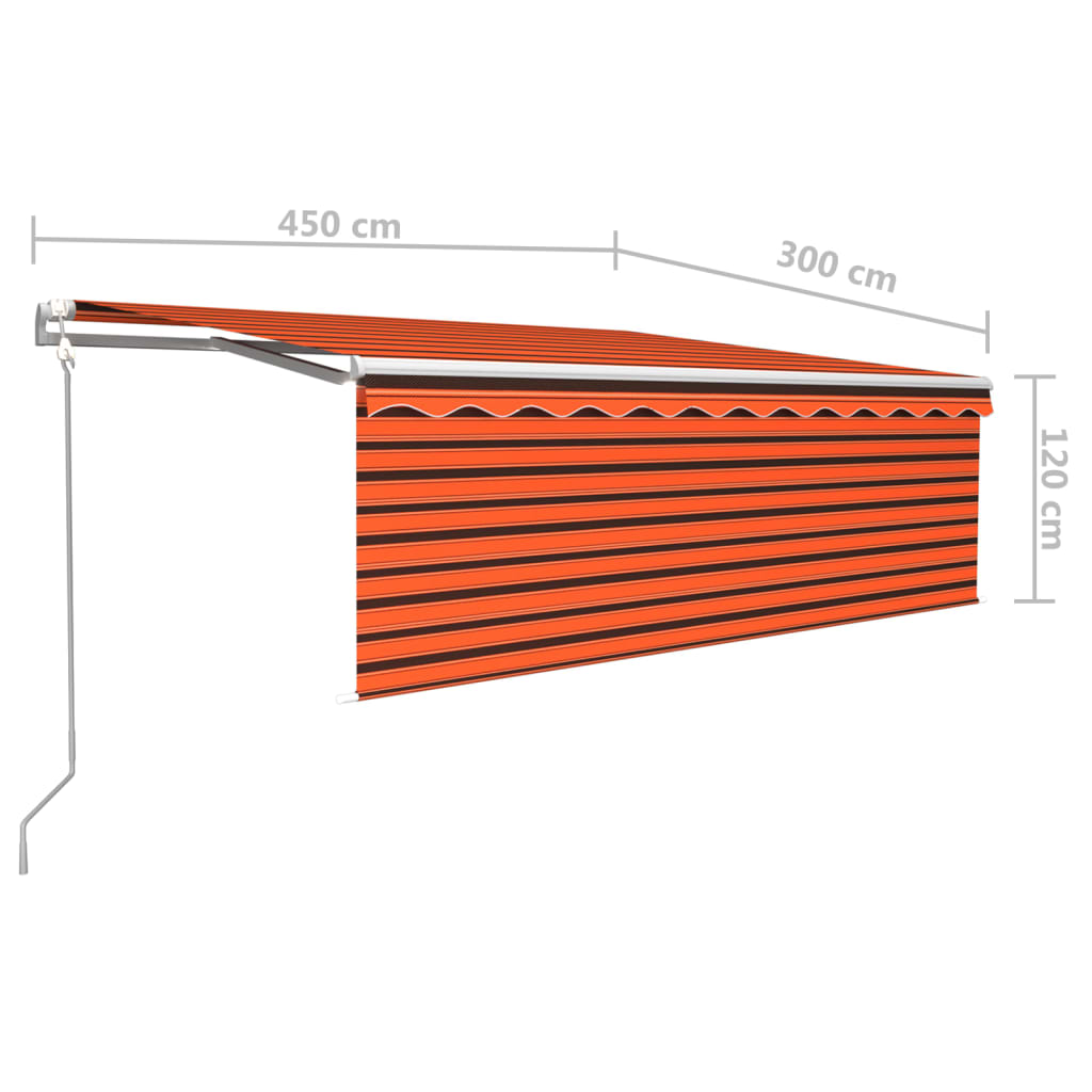Automatisk Markis Rullgardin Vindsensor LED