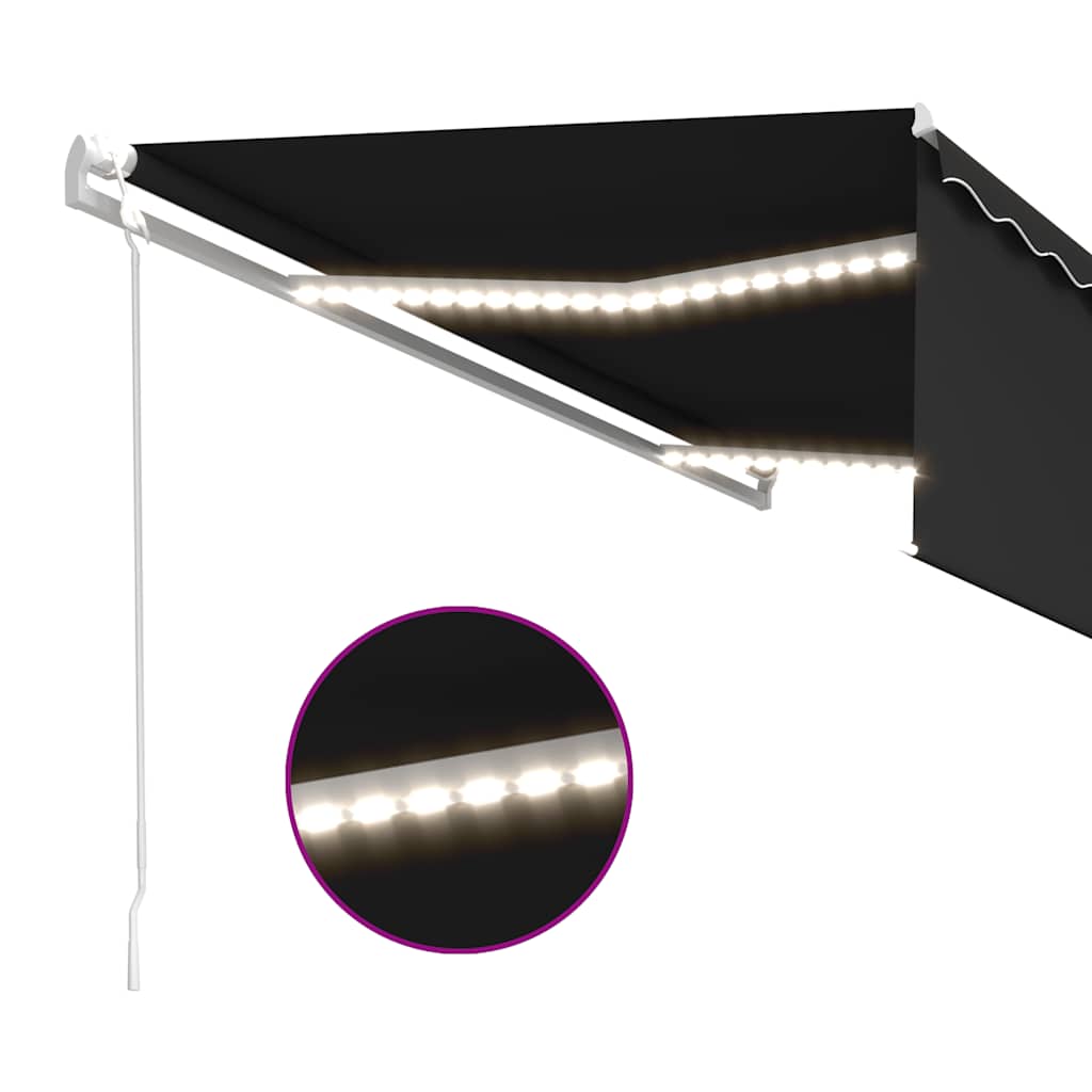 Automatiserad Markis Rullgardin Vindsensor LED