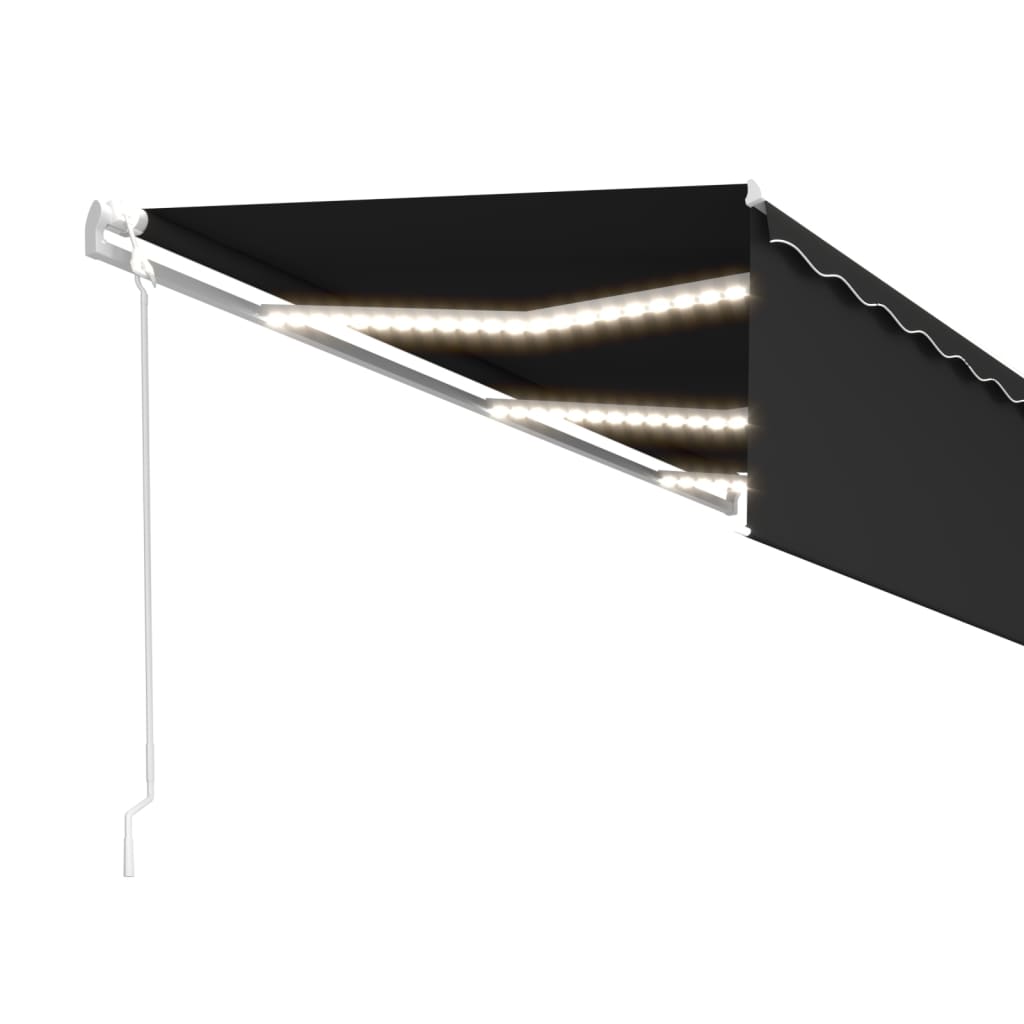Automatisk markis med rullgardin vindsensor LED