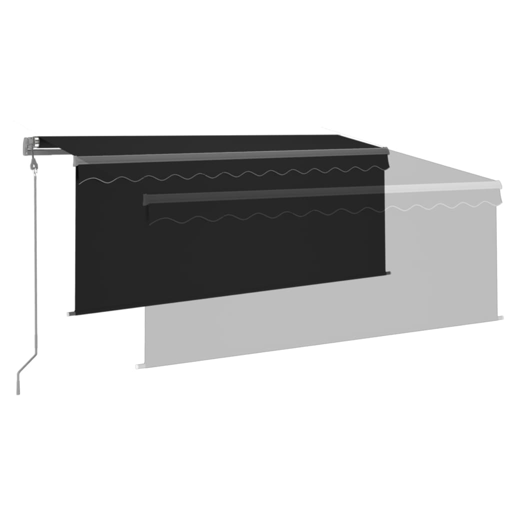 Automatiserad Markis Vindsensor Rullgardin LED