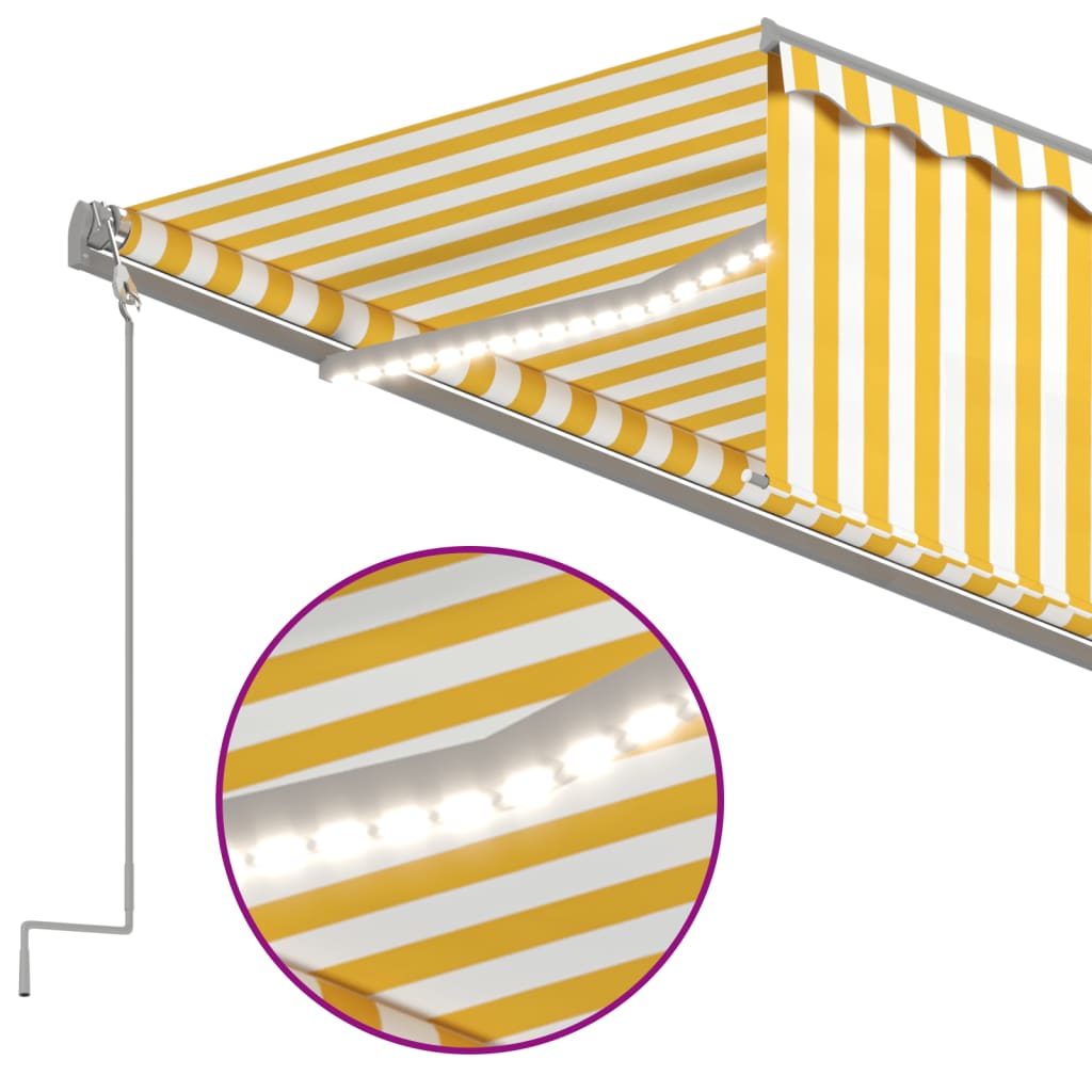 Automatiserad Markis Rullgardin Vindsensor LED
