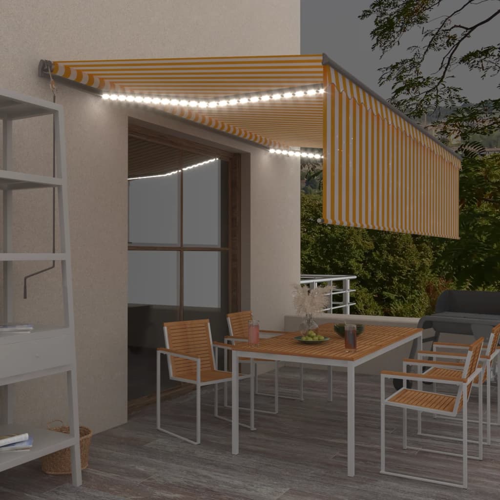 Automatiserad Markis Rullgardin Vindsensor LED