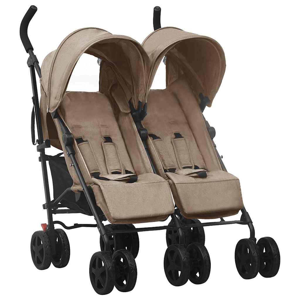 Tvillingvagn Taupe