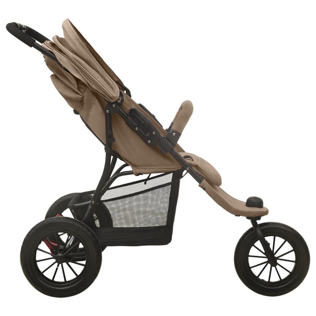 Tvillingvagn Taupe