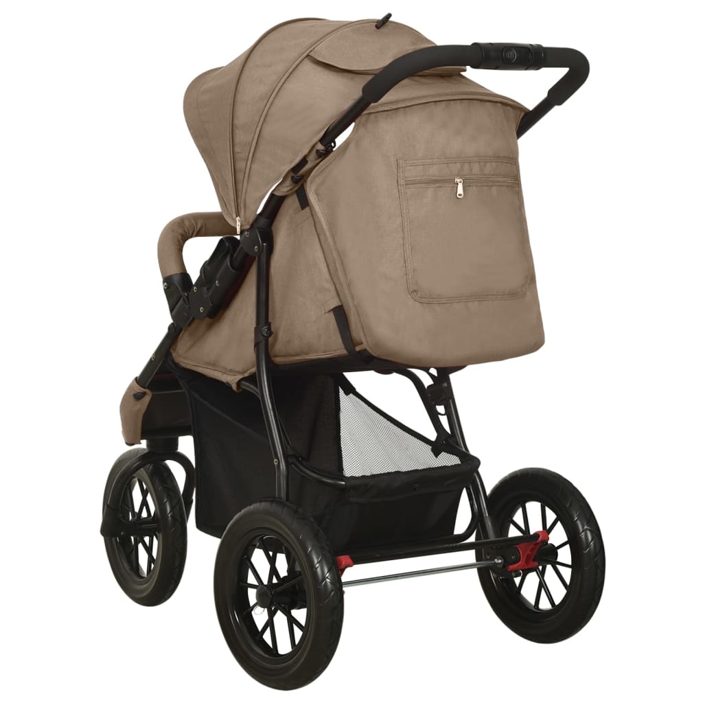 Tvillingvagn Taupe