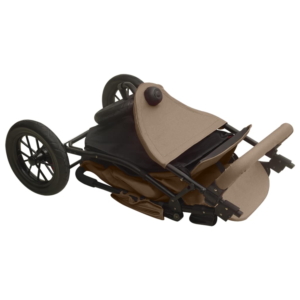 Tvillingvagn Taupe