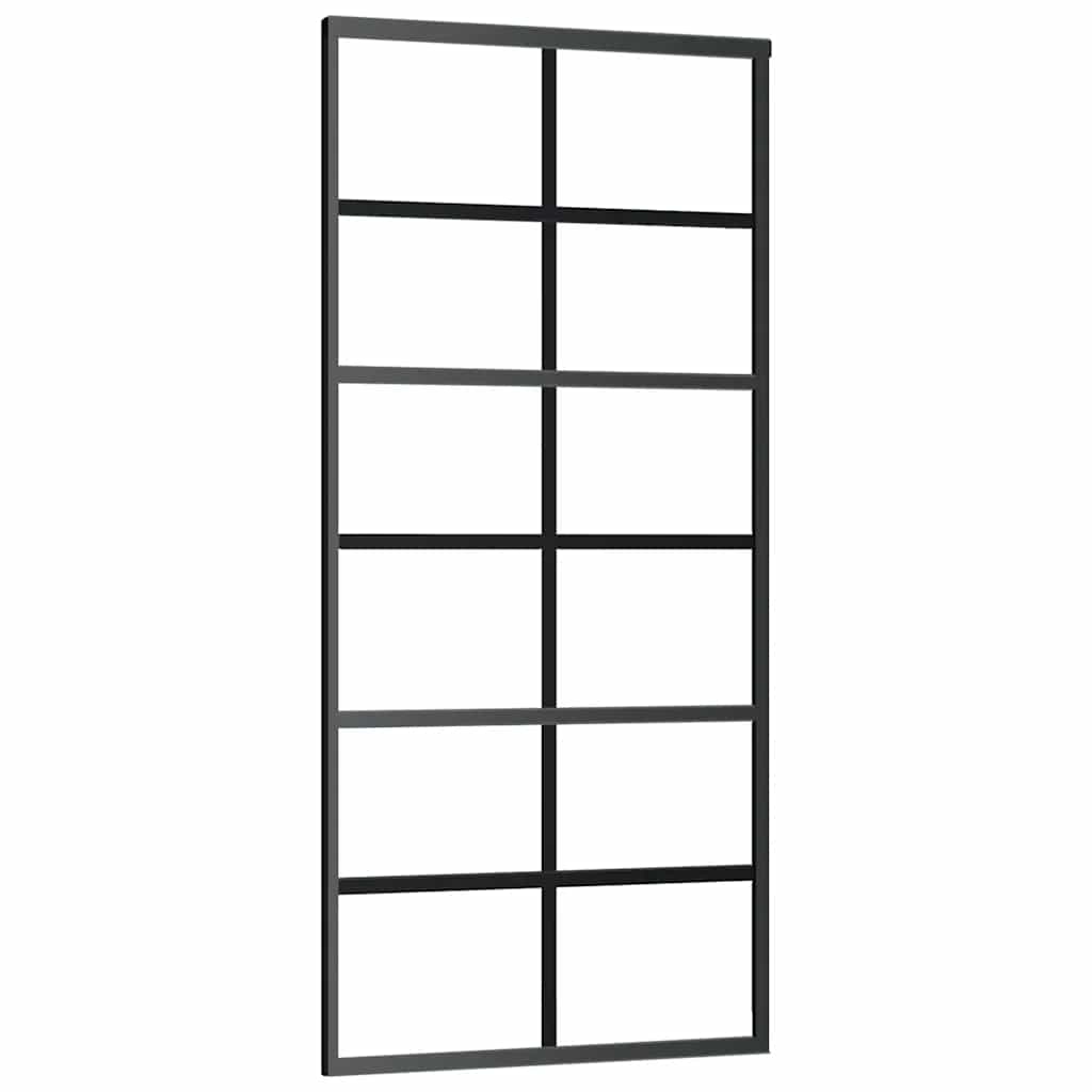 Skjutdörr ESG-glas och aluminium