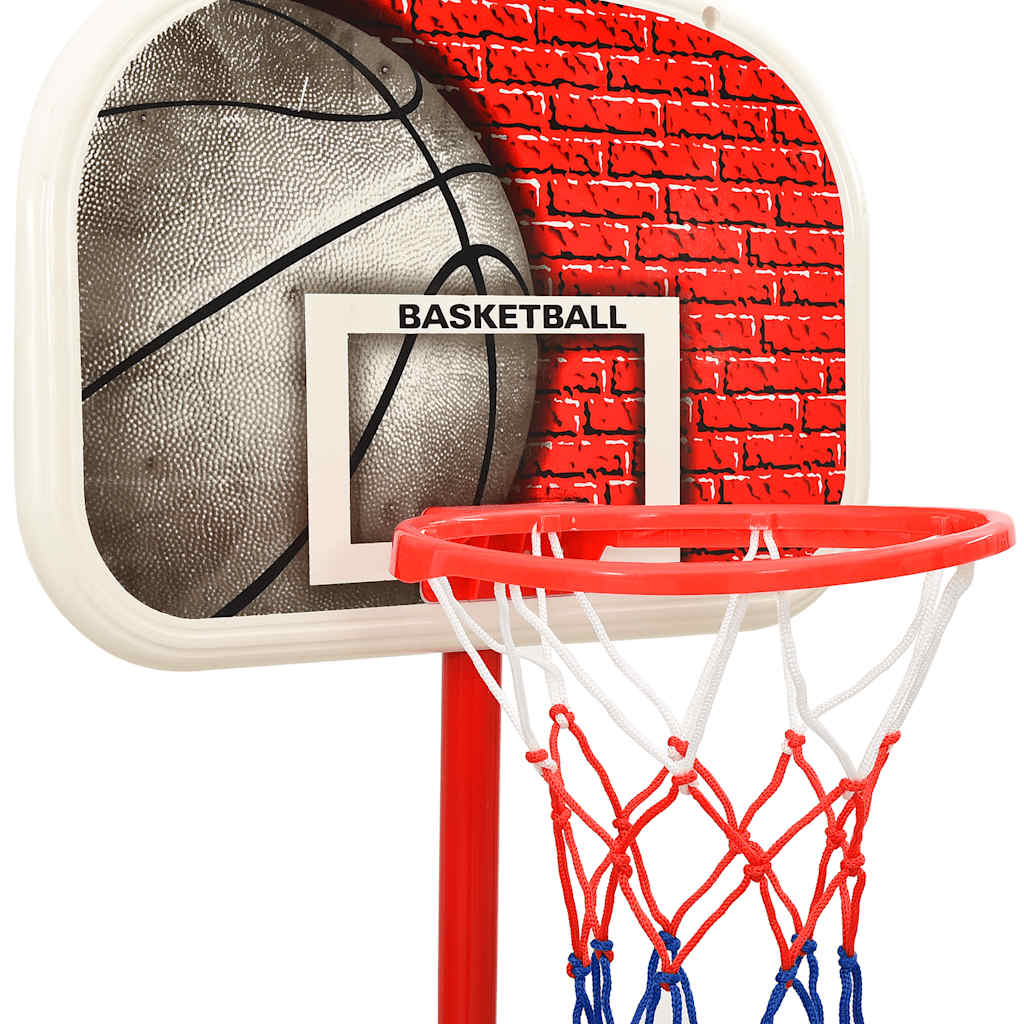 Flyttbar basketkorg justerbar 138,5