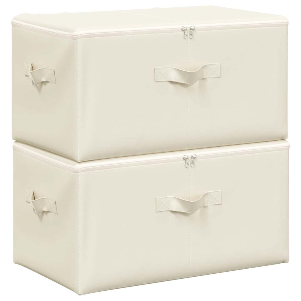 Förvaringslåda Vit 58x40,5x42 Cm Massiv Furu