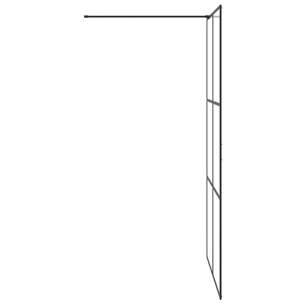 Duschvägg med klart ESG-glas