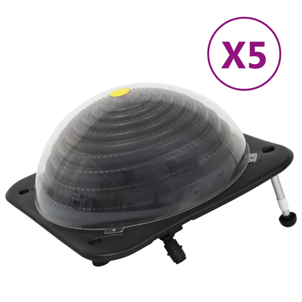 Soldrivna Poolvärmare 5 St HDPE