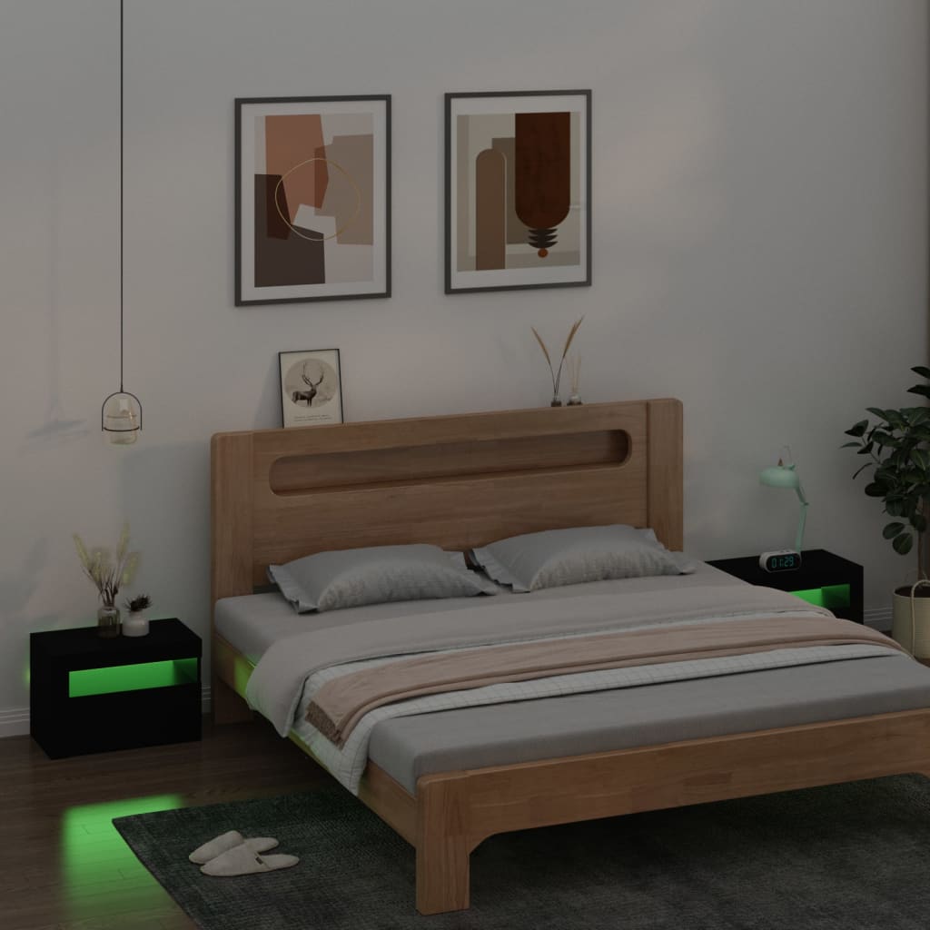 Sängbord med LEDs