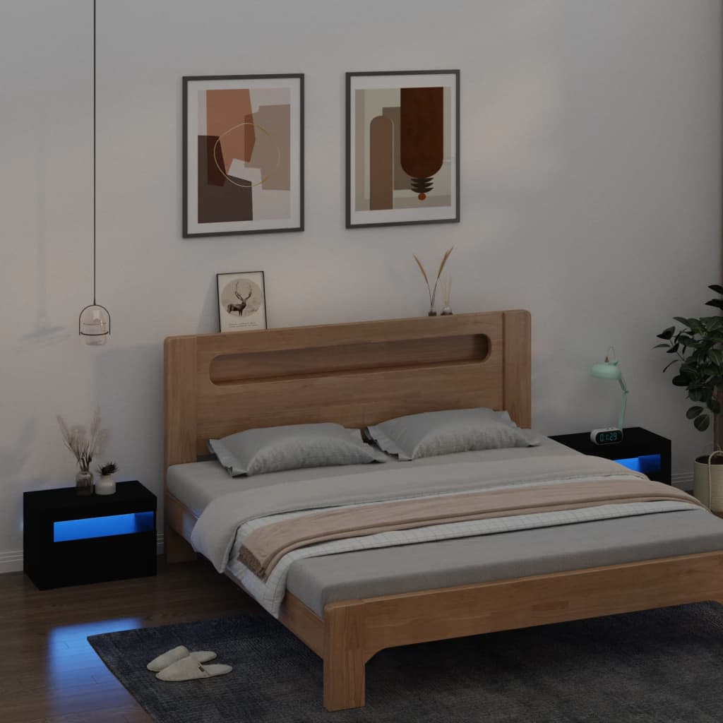 Sängbord med LEDs