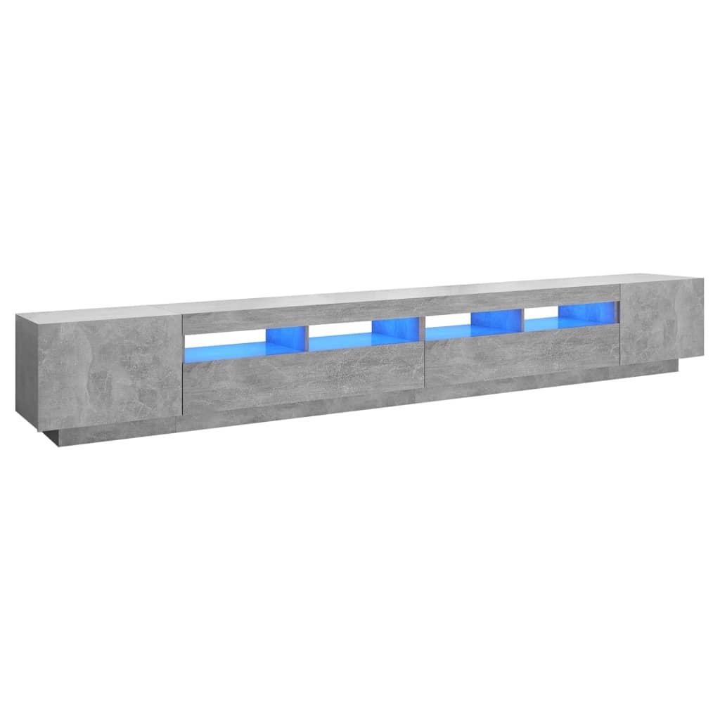 TV-bänk Med LED-belysning