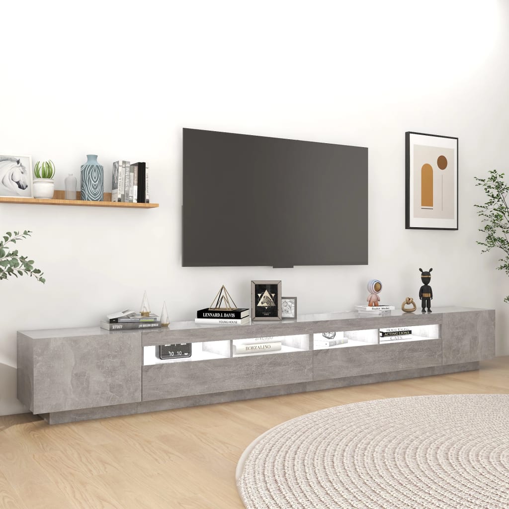 TV-bänk Med LED-belysning