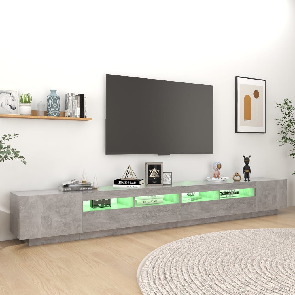 TV-bänk Med LED-belysning