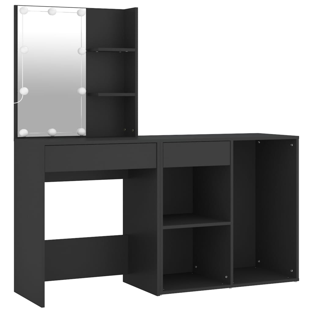 Sminkbord LED Med Skåp