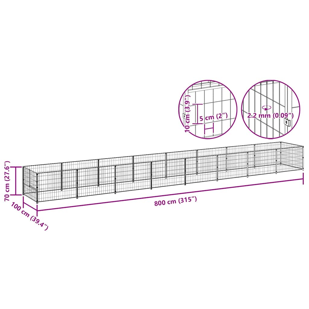 Hundgård 8 M²