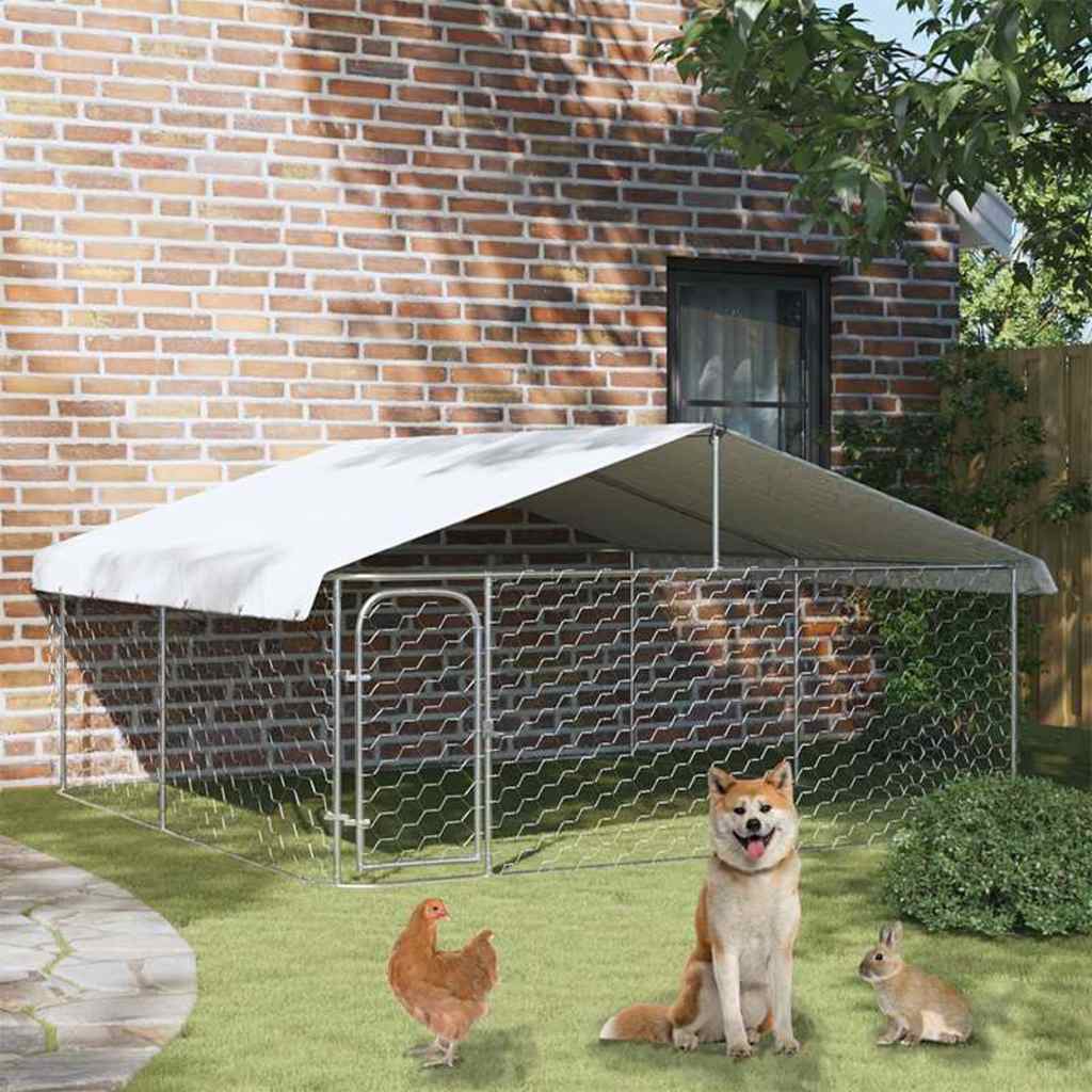 Hundgård för Utomhusbruk med Tak
